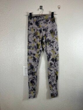 Lululemon Align Pant 28 Tie Dye Gray Green Sz 4